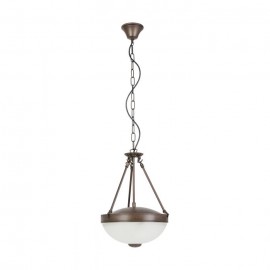 Eglo-Savoy H/L 2X60W E27 Pendant ORB - Bronze